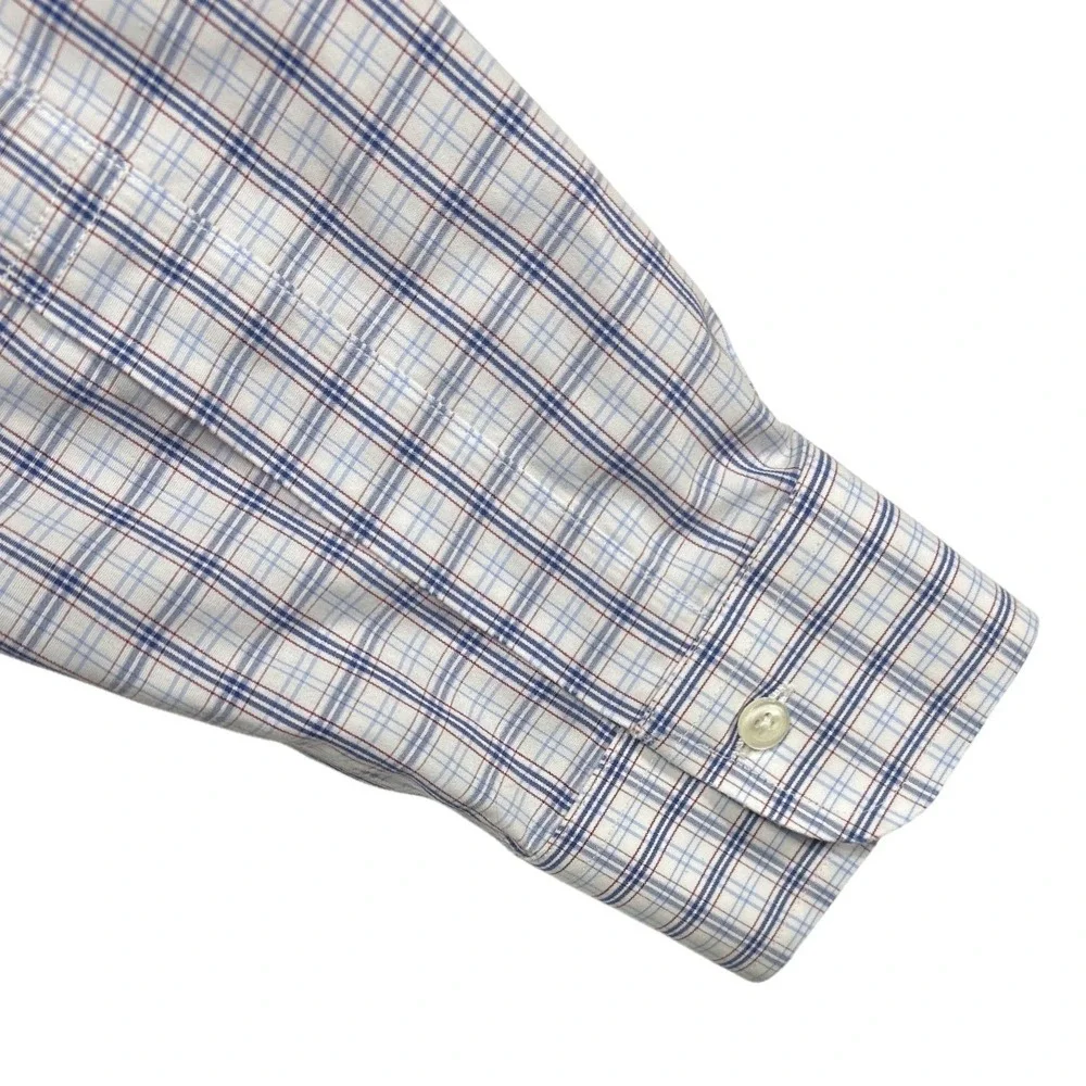 Brooks Brothers Milano Non-Iron 100% American Supima Cotton Dress Shirt Sz 16-33